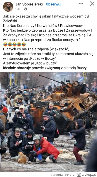 Berserker1910 - Ależ śmierdzi onucami

#ukraina #polskieonuce