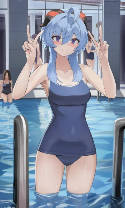 OttoFlick - #randomanimeshit #anime #swimsuit #genshinimpact #ganyu #