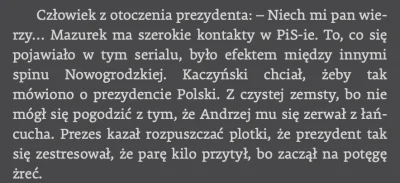 StaryTwoj2137 - O, czytam sobie "Kulisy PiS" autorstwa Kamila Dziubki i taki fragment...