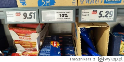 TheSznikers - Lubelle #!$%@?ło

9.51zl/kg vs 13.23zl/kg

#inflacja  #makaron #ceny