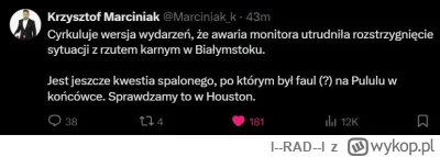 l--RAD--l - Bardziej debilnej wymówki nie mogli wymyślić. 

Nawet nie chce mi się żar...