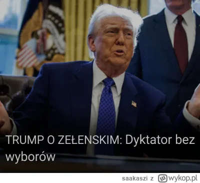 saakaszi - Putin to człowiek wolności, a Zelenski to dyktator, czego nie rozumiecie?
...