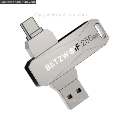 n____S - ❗ BlitzWolf BW-UPC2 256GB Type-C USB3.0 Flash Drive
〽️ Cena: 19.99 USD (dotą...