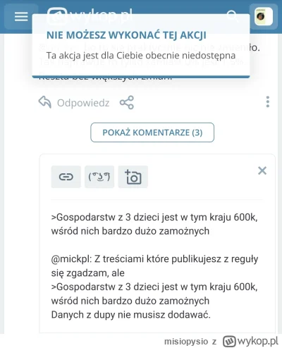 misiopysio - Czy ktoś mógłby zapytać @mickpl czy naprawdę wystarczy raz się nie zgodz...