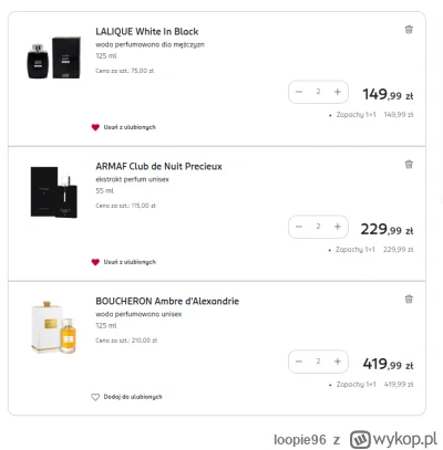 loopie96 - @majkel34: dobra cenka, bierzcie ludzie
ja już jeden flakonik mam u kogoś ...