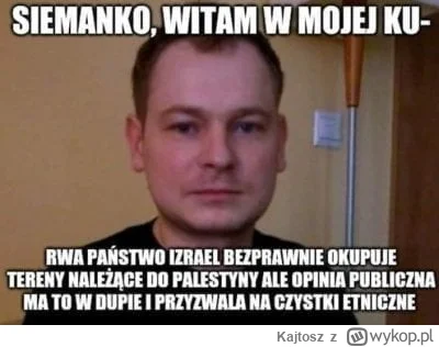 Kajtosz - >Pozdrawiam antysemickie szmaty z moderacji.

@wrukwiony: co, memów nie usu...