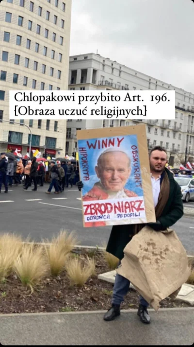Jabby - Czyli w Polsce mamy kult papieża Polaka, skoro jego krytyka skutkuje zarzutem...