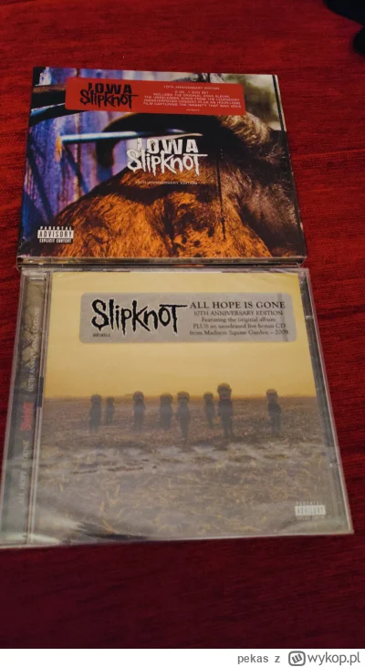 pekas - #kolekcjemuzyczne #slipknot #metal #rock #numetal

Bardzo porządne płyty to s...