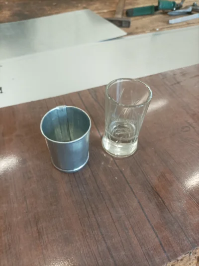 kominZblachy - Kieliszek z blachy ocynk 0.5mm felcowany na 2 razy dodatkowo  uszczeln...