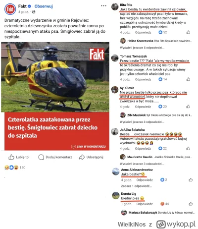 WielkiNos - Pies poważnie pogryzł niewinne 4 letnie dziecko. Jaki jest największy pro...