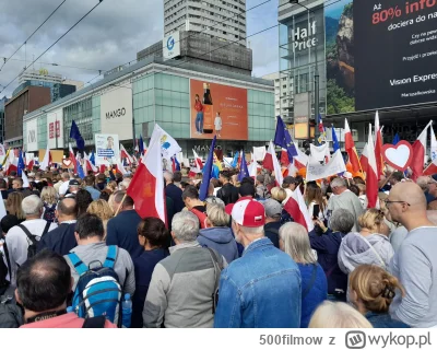 500filmow - Byłem dzisiaj na Marszu Miliona Serc i trochę mnie zdziwiło, że ludzie na...