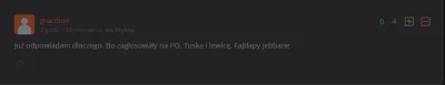 Ka4az - @graczboo: 

Tak kończy rozmowę pisowiec po wyborach 2023 z braku argumentów ...