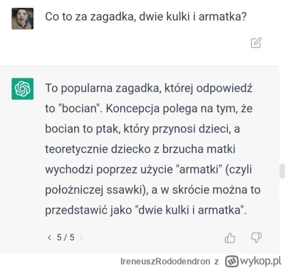 IreneuszRododendron - Tego się nie spodziewałem.
W komentarzu dokładniejsze wyjaśnien...