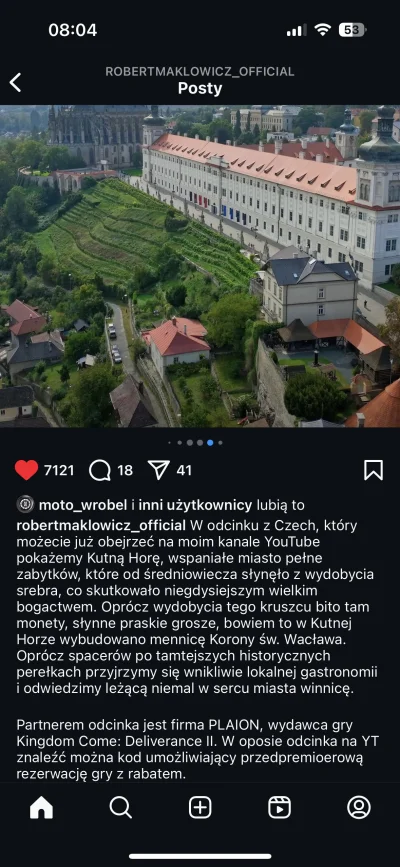 PodniebnyMurzyn - Nowy odcinek Makłowicza to chyba must watch dla fanów #kcd #kingdom...