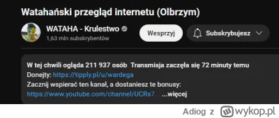 Adiog - 211k typa ogląda, jutro szkółka co wy robicie ( ͡° ͜ʖ ͡°) 
#famemma