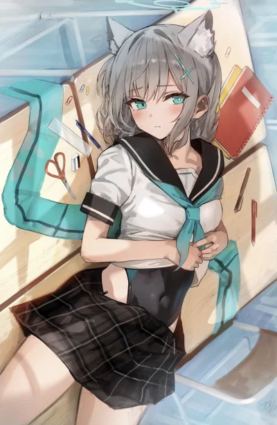 zabolek - #anime #randomanimeshit #bluearchive #shiroko