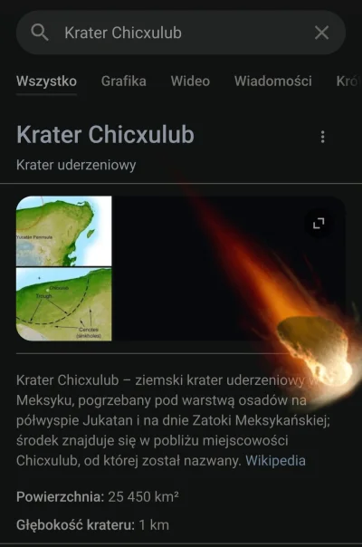 KokiX - @Sandrinia wpisując nazwę tego krateru w google, wyświetla się animacja z met...