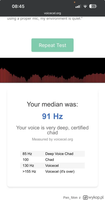 Pan_Slon - @callver34: no ładne rzeczy, zawsze słyszałem że mam zajebiaty głos ( ͡° ͜...