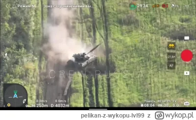 pelikan-z-wykopu-lvl99 - #ukraina #rosja #wojna Lancet vs ukraiński T-64