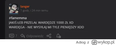 Adiog - widziałem opinie, że ktoś wysyła kase bo to dla niego jak splunąć. Otóż nie.....