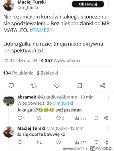 meemphis11 - #famemma 
Maciuś nawet podczas komentowania musi wylizać

Niesamowity ty...