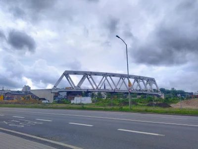 sylwke3100 - Ten nowo wybudowany wiadukt widoczny mocno z okolic Sądowej robi wrażeni...