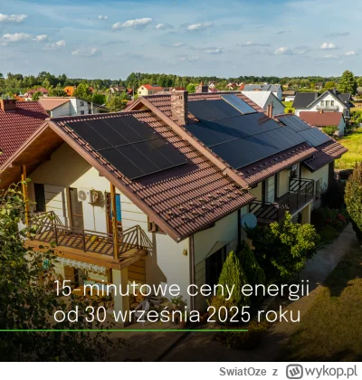 SwiatOze - 📆Od dziś prosumenci będą rozliczani według nowych zasad z większą zmienno...