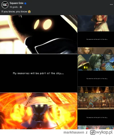 markhausen - Sukuea Enikkusu, dawaj mnie tego Remake'a, a nie postami na FB robisz na...