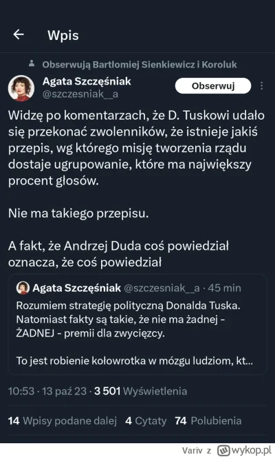 Variv - #polska #wybory

Jprd już widzę jak prezydent powierza tworzenie rządu partii...