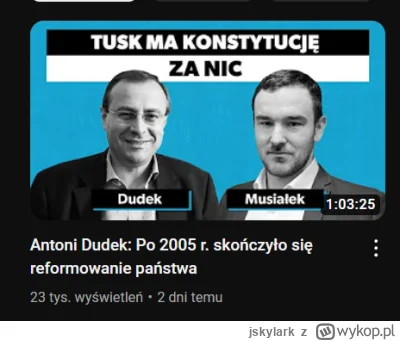 jskylark - Ostatni materiał Klubu Jagiellońskiego na youtube to bicie w Tuska, nawet ...