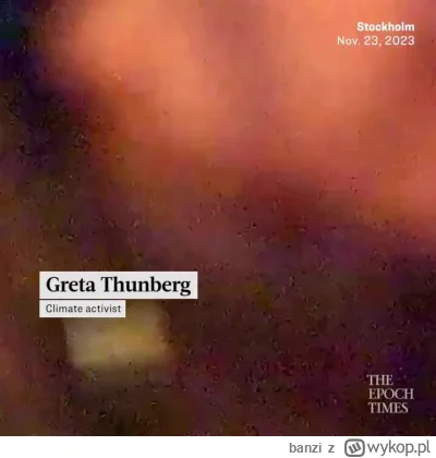 banzi - Działaczka klimatyczna Greta Thunberg skanduje „Krossa Sionismen” (Zmiażdżyć ...