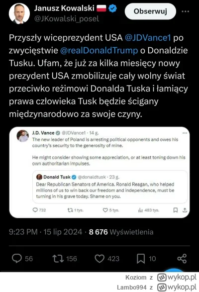 Lambo994 - Uwielbiam jak pisowskie pajacyki spuszczają się nad tym, że być może Trump...