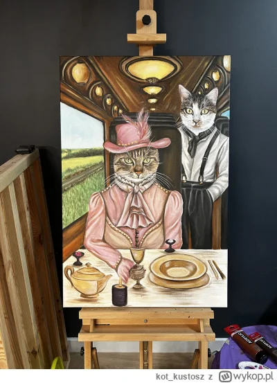 kotkustosz - Namalowałam taki obraz to się pochwalę ʕ•ᴥ•ʔ
Fotki modeli w kom
tag: #ko...