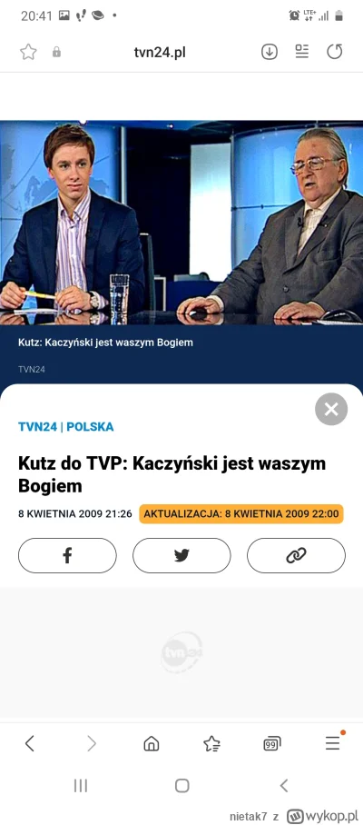 nietak7 - Kutz już 15 lat temu to przewidział i wyjaśnił Bosaka :)
Kontekst w komenta...