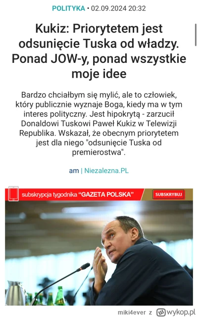 miki4ever - #polityka #bekazpisu #kukiz 

Także pamiętajcie, jak głosowaliście na Kuk...