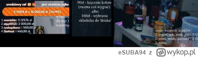 eSUBA94 - ale konkurencja jej rośnie, max peak 90 widzów i takie wyniki w ZŁ

#codzie...