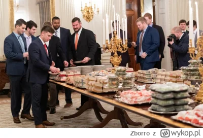 Zborro - Pamiętacie jak Trump zaprosił profesjonalnych sportowców do białego domu ser...