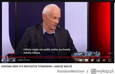 RandomNetUser - #walus #stanowski #kanalzero #bekazlewactwa #bekazpodludzi #neuropa

...