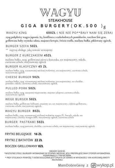 MamDobreGeny - Chyba zamówie se burgerka co mówicie, 600 zł za luksusową bułę.