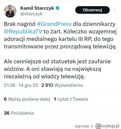 szychun - #polityka #bekazpisu #tvpis ten to jest bezczelny xD