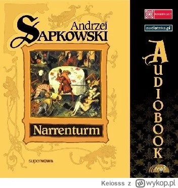 K.....s - 642 + 1 = 643

Tytuł: Narrenturm
Autor: Andrzej Sapkowski
Gatunek: fantasy,...