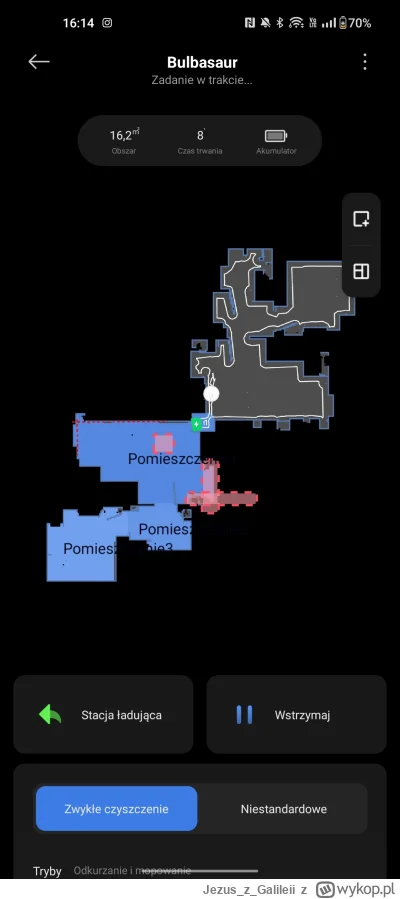 JezuszGalileii - #xiaomi 
Mam odkurzacz robót Xiaomi S20 i mam problem z mapą. Odkurz...