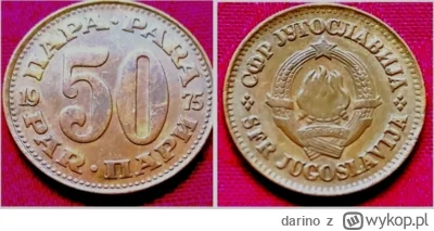 darino - 50 Para 1975r Jugoslawia
#numizmatyka #monety