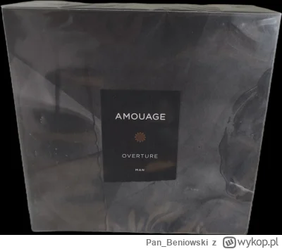 Pan_Beniowski - Sprzedam Amouage Overture Man 100ml nówka. 750zł
#perfumy