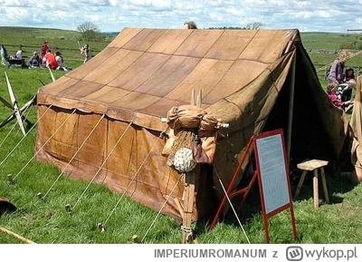 IMPERIUMROMANUM - Typy namiotów rzymskich

Namioty w użyciu były już w czasach antycz...