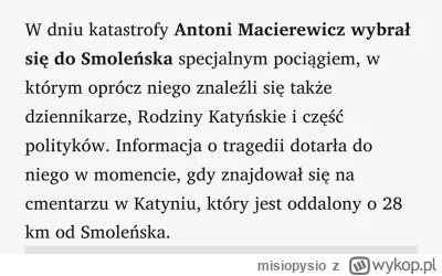 misiopysio - @Oomonatopeja: Pociągiem już jechał do Smoleńska raz, ale to pewnie przy...