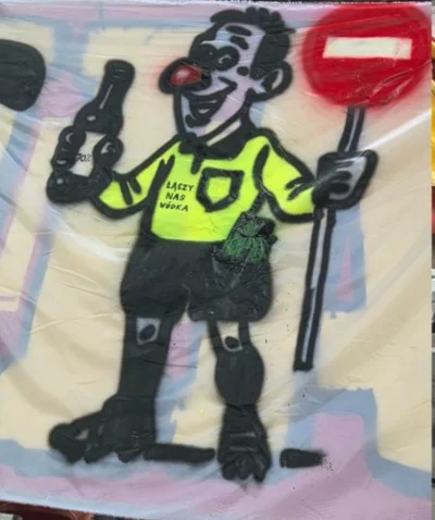 Trzesidzida - O chuju złoty, szacunek dla kibiców Jagi za ten piękny detal na prześci...