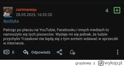 grajdowy - @cartmanequ właśnie widzę jak łeb sprany, byłeś tu wcześniej więc zakładaj...