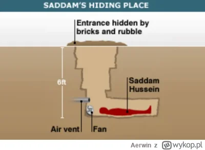 Aerwin - @Adolf_Cartman: Jak znaleźli Saddama to po mediach latały takie rycinki prze...