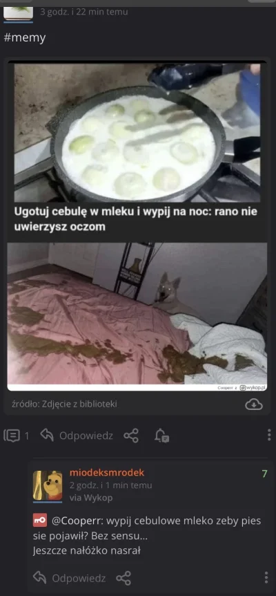 miodeksmrodek - Eeee, zdjecie sraki: <moderacja sleep>
Ee, ktos uzyl slowa “nasrać”: ...